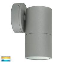 Tivah 5W 240V Fixed LED Wall Pillar Light Silver / Tri-Colour - HV1147GU10T
