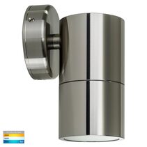 Tivah 3/5/7W 240V Fixed LED Wall Pillar Light 316 Stainless Steel / Tri-Colour - HV1105T