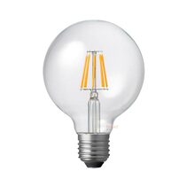 Filament Clear  G95 12V~24V DC LED 6W E27 Dimmable / Warm White - F627-G95-C-27K-12V