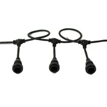 Festoon Outdoor Hanging Belt String Black IP44 - LL001FS04B
