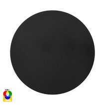 Halo 18W 12V DC Dimmable Round LED Wall Light Black / RGBW - HV3593RGBW-BLK