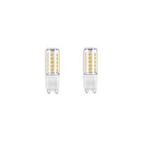 High Output Twin Pack 240V G9 3W LED Globe Cool White - AT9472/G9/CW