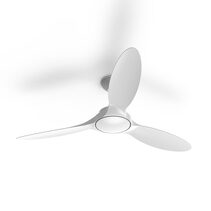 Bronte 54" DC 3 Blade Ceiling Fan White - BRONTE/54/WH
