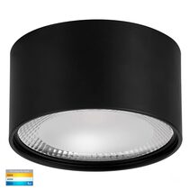 Nella 18W 240V Dimmable Surface Mounted LED Downlight Black / Tri-Colour - HV5805T-BLK
