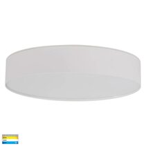 Nella 30W 240V Dimmable Surface Mounted LED Oyster Light White / Tri-Colour - HV5893T-WHT