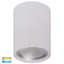 Nella 12W 240V Dimmable Surface Mounted LED Downlight & Extension White / Tri-Colour - HV5803T-WHT-EXT