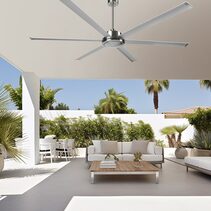 Colossus 84" DC Ceiling Fan Satin Nickel - 22319/13