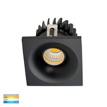 Niche 3W Dimmable Square LED Downlight Black / Tri-Colour - HV5701T-BLK