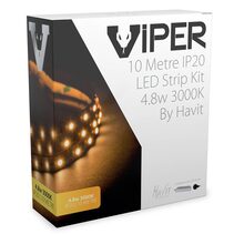 Viper 4.8W 24V DC 10 Meter LED Strip Kit / Warm White - VPR9733IP20-60-10M