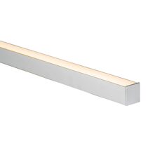 Suspended or Surface Mounted 1 Meter 35x37mm Aluminium LED Profile Silver - HV9693-3537
