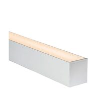 Suspended or Surface Mounted 1 Meter 82x90mm Aluminium LED Profile Silver - HV9693-8090