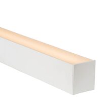 Suspended or Surface Mounted 3 Meter 82x90mm Aluminium LED Profile White - HV9693-8090-WHT-3M