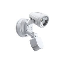Illume 10W Single LED Spotlight with Sensor White / Cool White - ILLUME EX1S-WH