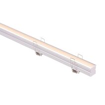Recessed Anti Glare 3 Meter 29x26mm Winged Aluminium LED Profile Silver - HV9695-2926-3M