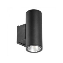 Harlow 12W 240V Up & Down LED Wall Pillar Light Charcoal / Warm White - LH2850-CC