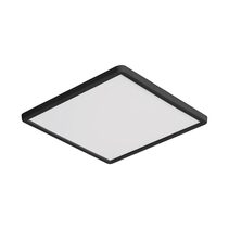 Ultrathin V 17W LED Architectural Dimmable Square Oyster Black / Quinto - 181009BK