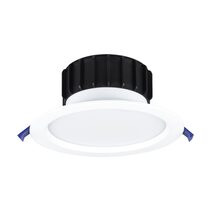 Legolite 8W / 12W 225mm Commercial LED Dimmable Downlight White / Tri-Colour - 263007
