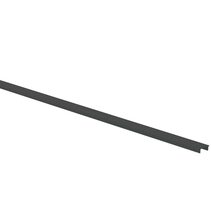 Black Standard Diffuser to Suit Aluminium Profile / 1 Metre - HV9695-2507-BLKSD