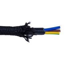 1 Metre 3 Core Black Cable - HV9985-BLK