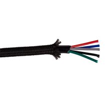 1 Metre 5 Core Black Cable - HV9988-BLK