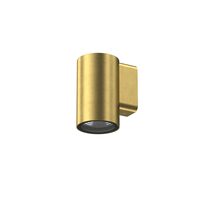 LumenaPro 8W 24V DC 3-Wire LED Dimmable Fixed Wall Pillar Light Natural Brass - AQL-861-B6