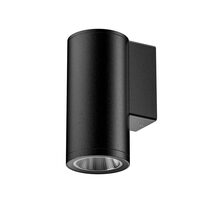 LumenaPro 10W 24V DC 3-Wire LED Dimmable Fixed Wall Pillar Light Black - AQL-881-A2
