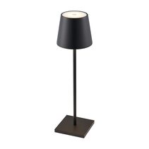 Clio 3W LED Rechargeable Table Lamp Black - CLIO TL-BK