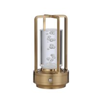 Eldra 3W LED Rechargeable Table Lamp Antique Gold - ELDRA TL-AG