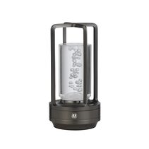 Eldra 3W LED Rechargeable Table Lamp Gunmetal - ELDRA TL-GM