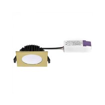 Low Profile 10W LED Dimmable Downlight Gold / Tri-Colour - LDE90S-GD