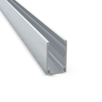 2 Meter Aluminium LED Strip Extrusion Silver - AQS-420-ACC-03