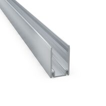 2 Meter Aluminium LED Strip Extrusion Silver - AQS-500-ACC-AL3-02