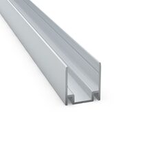 2 Meter Aluminium LED Strip Extrusion Silver - AQS-505-ACC-AL-02
