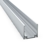 2 Meter Aluminium LED Strip Extrusion Silver - AQS-510-ACC-AL-02