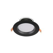 Round 15W LED Dimmable Downlight Black / Tri-Colour - DL1583/BK/TC