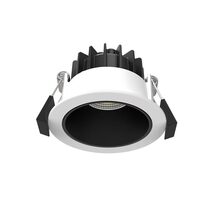 Recessed 10W Dimmable LED Downlight White + Black / Tri-Colour - DL9455BK+WH