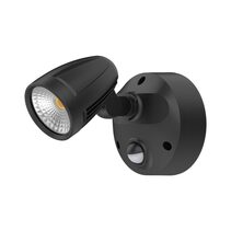 Muro Max 16W LED Single Spotlight With Sensor Black / Tri-Colour - 25082