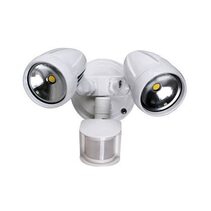 Pollux 2 30W Double Adjustable LED Spotlight with Sensor White / Tri-Colour - AC4202/WH/TC