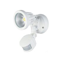 Pollux 8 15W Single Adjustable LED Spotlight with Sensor White / Tri-Colour - AC4263WH