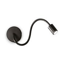 Focus-1 Ap 4W LED Switched Flexible Wall Light Black / Warm White - 097190