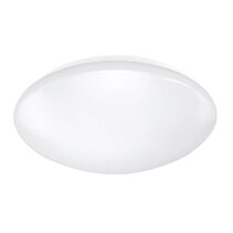 Mahsati 12 30W LED Dimmable Oyster Light with Microwave Sensor White / Tri-Colour - AC1012/LED/30W
