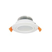 Alcor 15W Dimmable Adjustable LED Downlight White / Tri-Colour - DL8695/WH/TC