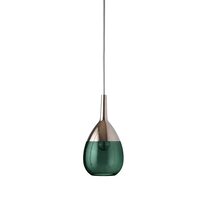 Lute Small Pendant Ivy Green / Platinum - LA101473