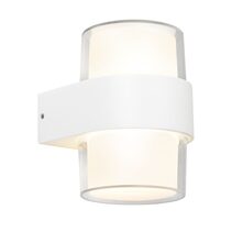 Otara Outdoor 10W LED Wall Light White / Tri-Colour - OTAR2EWHT