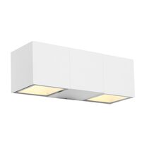 Solano 10W LED Outdoor Wall Light White / Warm White - SOLA2EWHT