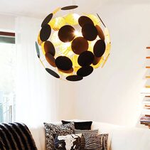 Planet 6 Light Pendant Black / Gold - 2828990-4007