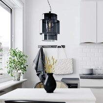 Ebbot 1 Light 265mm Pendant Smoke Grey - 4201800-4505