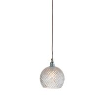 Rowan Small Pendant Matt Silver / Small Pattern - LA101521