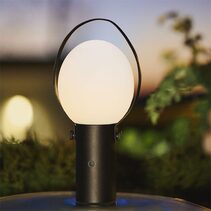 Bari 3W LED Portable Rechargeable Table Lamp Sand Black / Warm White - 4002640-4007