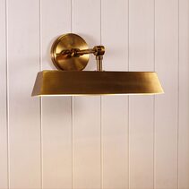 Loxby Metal Wall Light Satin Brass - OL50903SB
